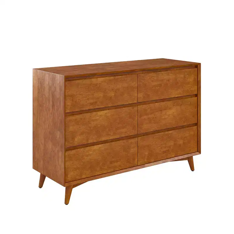 Nanni 6-Drawer Dresser With Adjustable Feet| ART OF LIVING DESIGNS-ACORN