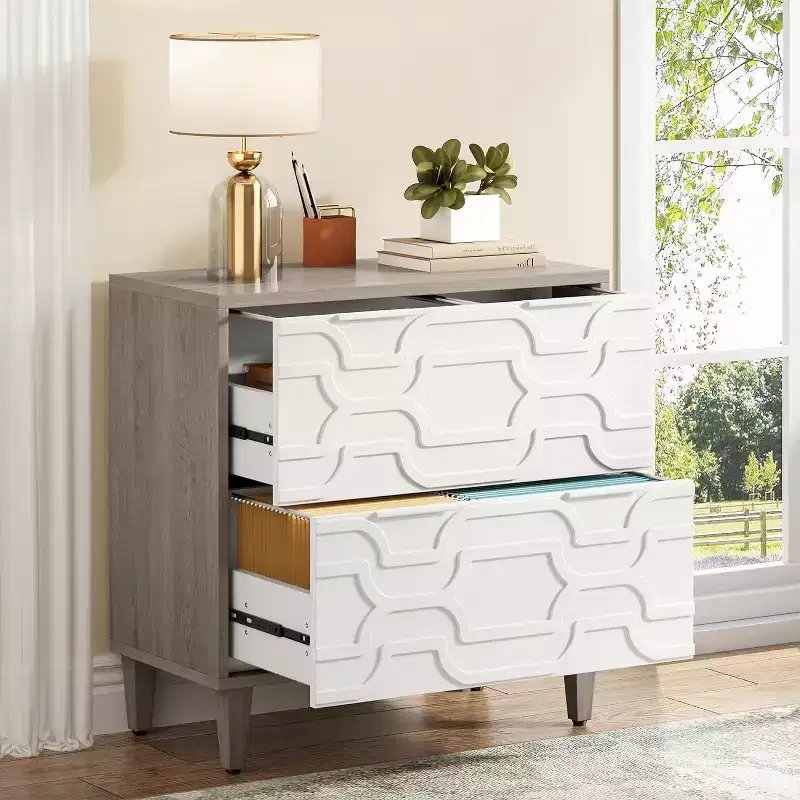 2 Drawer Lateral File Cabinet, Office Filing Cabinet