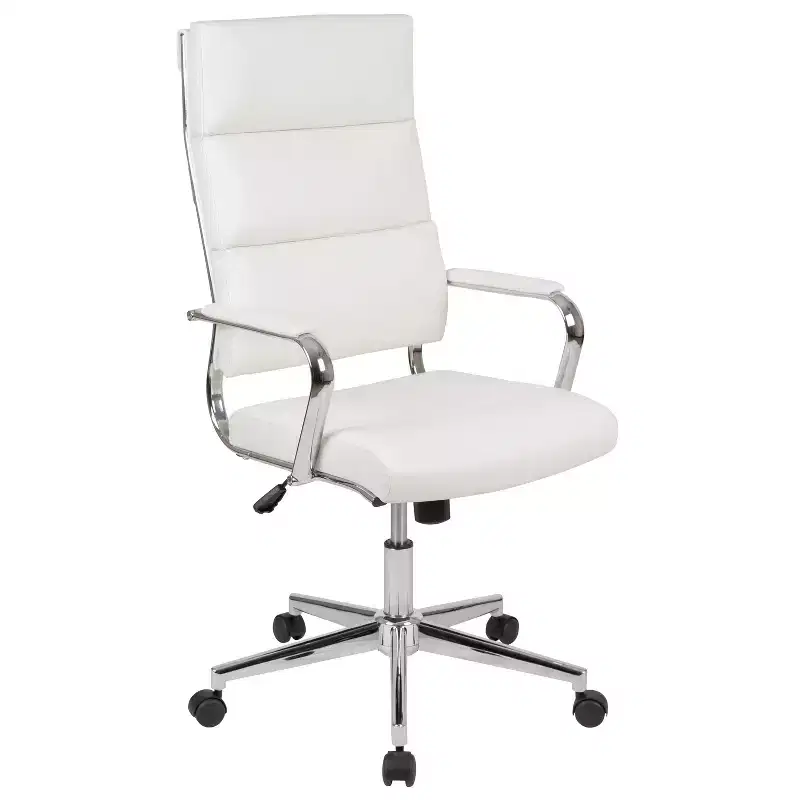 Flash Furniture High Back LeatherSoft Contemporary Panel Executive Swivel Office Chair